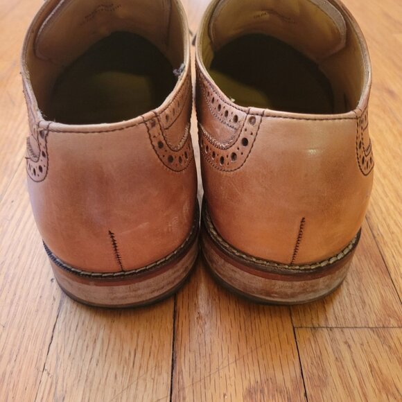 Cole Haan Air‎ 12M Tan Brown Leather Dress Shoes Wingtips GIRALDO main image 4